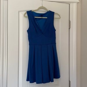 Lulus blue skater dress